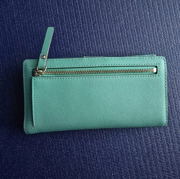 Kate Spade Teal Wallet - Picture 3 of 4